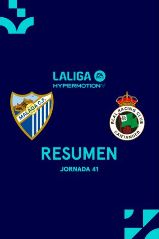 Resúmenes LALIGA HyperMotion (T25/26): Málaga - Racing
