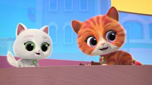 SuperKitties (T1): Ep.6 Problema alimentario / Láser saltarín