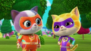 Superkitties SuperMaullidos (T2): Ep.22 Rescate de la Kitty-guarde móvil / Problema con las galletas de Peanut