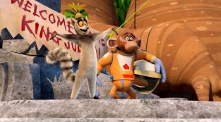 Viva el rey Julien (T1): Ep.21 El planeta de los monos