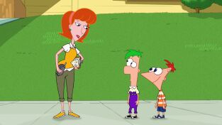 Phineas y Ferb (T4): Ep.12 Amor al primer byte/ Un buen giro